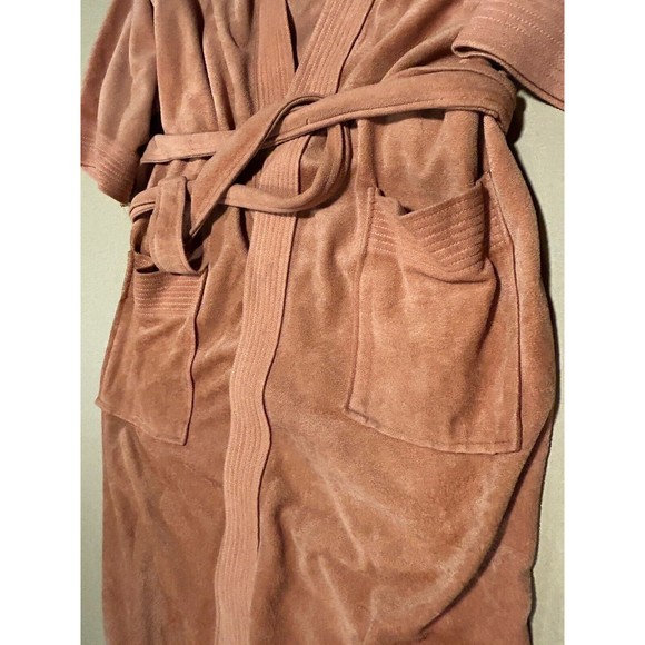 VTG‎ 80's After Hours by Diplomat Men’s Velour Robe One Size Fits All Bronze EUC - Picture 3 of 6